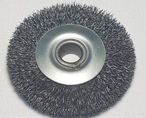 Escova Circular Miniatura  Aço Carbon Ond 75 X 13 X Furo 1/2 - 2