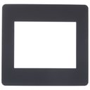 Ver imagem 1 de Placa 4x4 6 Postos Stellar Black Orion - S730203294 - Schneider Placa 4x4 6 Postos Orion Stellar Bla
