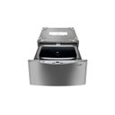 Ver imagem 2 de Lavadora de Roupas Lg Twinwash Mini 2kg Lunar Aço Escovado - Wd2100vm - 220v