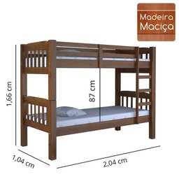 Beliche Madeira Maciça Proteção com Auxiliar 3 Colchões D20 - 3