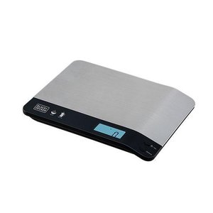 Balança de Cozinha Black & Decker Bc500, Prata, 5kg, Mede Litros, 110v