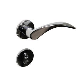 Conjunto de Fechadura Icaro Externa Acabamento Cromado - 1