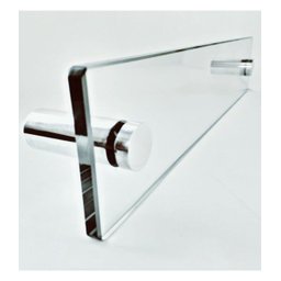 Toalheiro porta toalha de banho em vidro incolor - 4