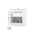 Ver imagem 2 de Gabinete de Cozinha Modulado Balcão com Tampo Americana com 2 Portas 80cm Branco