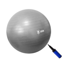 Bola Suiça Pilates Yoga Abdominal Gym Ball 75cm Cinza - 1