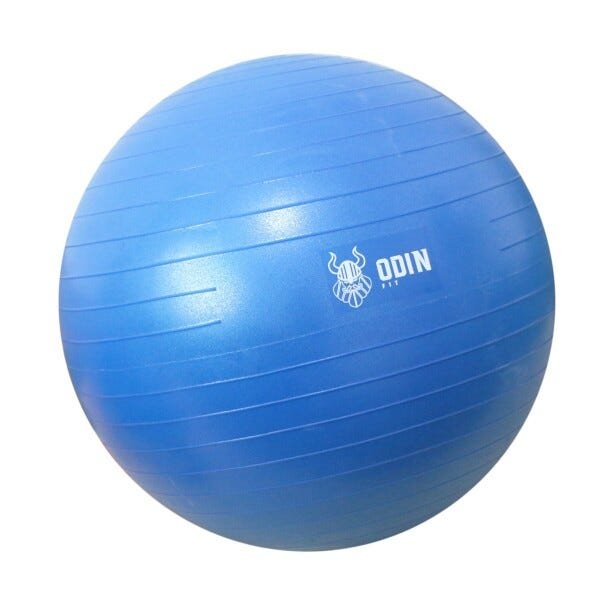 Bola Suiça Pilates Yoga Abdominal Gym Ball 75cm Azul - 2