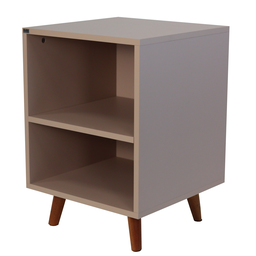 Mesa de Cabeceira Nicho 400x550x400 Sal Rosa - Mdf Arauco - 2