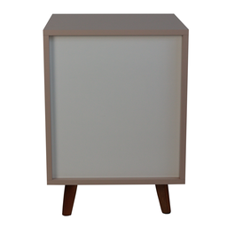 Mesa de Cabeceira Nicho 400x550x400 Sal Rosa - Mdf Arauco - 3