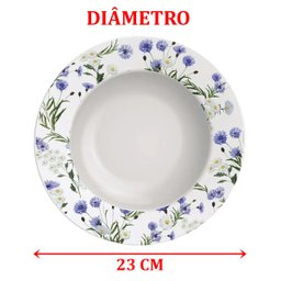 Jogo Pratos Raso Fundo 20pçs 10 Pessoas Ana Alice Tramontina - 6