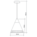 Ver imagem 2 de Pendente Aramado Wood Cobre c/ Detalhe em Madeira Design Estilo Industrial Startec