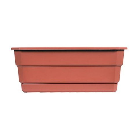 03 Vasos Floreira Jardineira Colibri 50cm Terra Cota