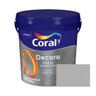 Tinta Acrílica Decora Efeitos Especiais Cimento Queimado Tubarão Branco 4,8kg Coral - 1
