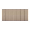 Ver imagem 2 de Cabeceira Modular Paris Veludo Solteiro 100 Cm 5 Modulos:bege