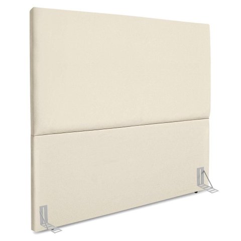 Cabeceira Casal 140 Cm com Frame Luna Suede Bege Artte