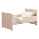 Ver imagem 5 de Berço Evolution 4 em 1 Rosa Fosco com Colchão Baby Physical - Reller Móveis
