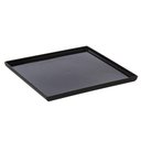 Ver imagem 1 de Prato Square Quadrado 27x27 Preto em Policarbonato Linha Profissional Cook Vem