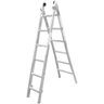 Escada de Alumínio Alulev, 2 x 6 Degraus - ED106 - 1