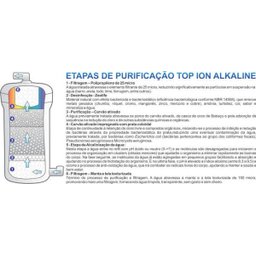 Purificador de Água Alcalina Ionizada Ozonizada Blue Oxi Top Life - 2 Purificador de Água Alcalina Ionizada Ozonizada Blue Oxi Top Life - 2