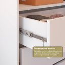 Ver mais imagens de Guarda- Roupa Modulado Roupeiro de Canto L 5 Portas 4 Gavetas Sapateira Versatille Yescasa