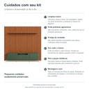 Ver imagem 4 de Kit Smart com Rack New Bend Liso Principal Incolar Cedro / Musgo Metal Dourado