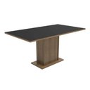 Ver imagem 1 de Mesa Madesa Retangular Tampo de Madeira 5275 Rustic/Preto Cor:Rustic/Preto