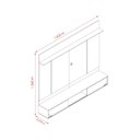 Ver imagem 4 de Painel para TV até 65 Polegadas 182CMX156CM Aura