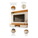 Ver imagem 6 de Painel para TV até 65 Polegadas 182CMX156CM Aura