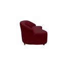 Ver imagem 5 de Namoradeira Sofá Feijão Cancún 150cm Orgânica Suede Marsala
