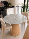 Ver imagem 2 de Mesa de Jantar Redonda 90cm em MDF Pietra Bronze