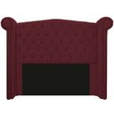 Ver imagem 2 de Kit Cabeceira 90 cm Suede + Calçadeira Madrid Bordô