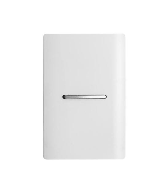 Interruptor Bipolar Simples Novara Branco Dicompel - 1