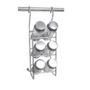 Ver imagem 1 de Porta Tempero 6 Potes em Vidro Inox Jomer 3031