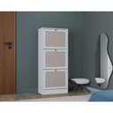 Ver imagem 3 de Kit Sapateira Spin Tropical 3 Portas e 2 Mesas de Cabeceira/centro Poquema