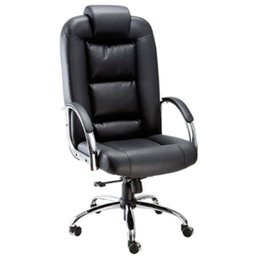 Cadeira Presidente Luxuosa com Braços Fixos Linha Firenze - 1