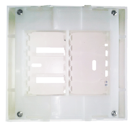 Caixa 4x4 Versatil Sobrepor Branco - 4x4" 4 Interruptor paralelo Separados - 2