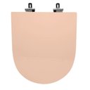 Ver imagem 1 de Assento Sanitário Poliéster para Louça Mondiale (celite) Super Luxo Cromado (reb. Oculto) Rosato