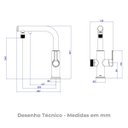 Ver imagem 3 de Monocomando de Cozinha com Filtro Enjoy Go 2281.cr.f.m Cromado Deca