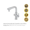 Ver imagem 2 de Monocomando de Cozinha com Filtro Enjoy Go 2281.cr.f.m Cromado Deca