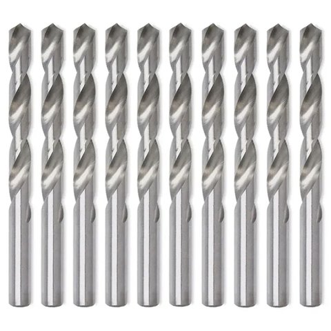 Broca Helicoidal Haste Paralela Aço Rápido - 0,80 Mm - Din 338 N - 10 Unid. - 5,0060 - Rocast