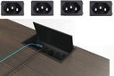 Ver imagem 2 de Caixa Tomada Embutir Mesa com 4 Tomadas Eletrificadas