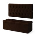 Ver imagem 2 de Kit Painel Centaurus 160 e Calçadeira Sagitarius Veludo Aradecor