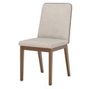 Ver imagem 2 de Cadeira para Mesa de Jantar Pietra Kit 02 Peças Corano Caramelo Linho – Henn
