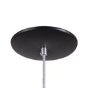 Ver imagem 2 de Pendente Meia Lua 37cm Luminária Alumínio Preto Textura C/ Branco Brilhante