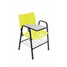 Cadeira Iso com Braço Linha Polipropileno Iso Universitária Cor:Amarelo - 1