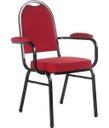 Ver imagem 1 de Cadeira com Braços Empilhável para Auditórios Linha Hotel Cor:Vermelho