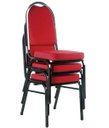 Ver imagem 1 de Kit 3 Cadeiras Empilháveis para Auditórios Linha Hotel Cor:Vermelho