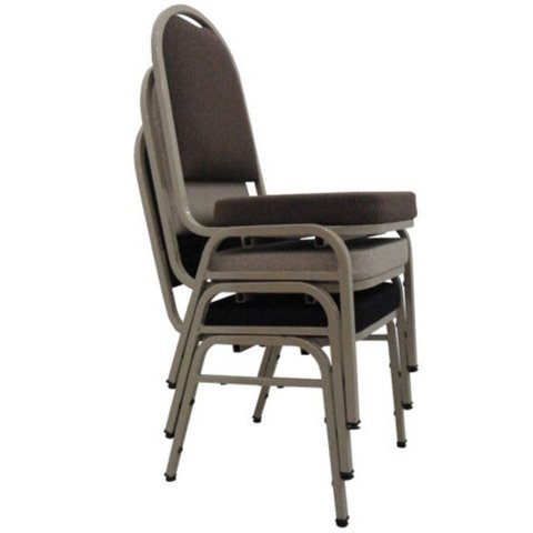 Kit 3 Cadeiras Empilháveis para Auditórios Linha Hotel Cor:Preto