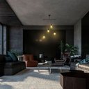 Ver imagem 2 de Lustre Pendente Taschibra Tears Linear Preto E27 Bivolt