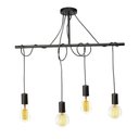 Ver imagem 1 de Lustre Pendente Taschibra Tears Linear Preto E27 Bivolt