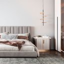 Ver imagem 3 de Pendente Led Kote 4 Módulos 40w 3000k Preto/dourado-nordecor